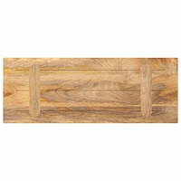 vidaXL Bordsskiva 90x20x2,5 cm rektangulär massivt mango-trä