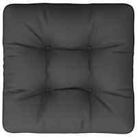 vidaXL Palldyna svart 58x58x10 cm tyg
