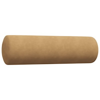 vidaXL Soffgrupp med dynor och bolster 4 delar brun sammet