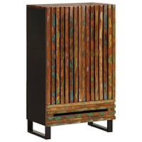 vidaXL Högskåp 60x34x100 cm massivt akaciaträ