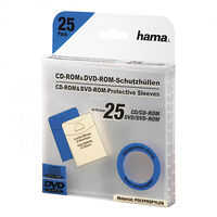 Hama CD DVD-Ficka I PP Transparent 25-Pack