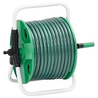vidaXL Slangvinda med slangkoppling 0,5" 50 m PVC