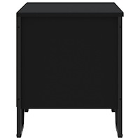 vidaXL Skoskåp svart 90x38x45,5 cm konstruerat trä
