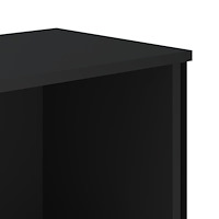 vidaXL Skoskåp svart 90x38x45,5 cm konstruerat trä