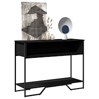 vidaXL Konsolbord svart 100x35x74,5 cm konstruerat trä