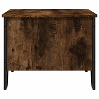 vidaXL Soffbord rökfärgad ek 100x51x40 cm konstruerat trä