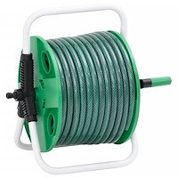 vidaXL Slangvinda med slangkoppling 0,75" 20 m PVC