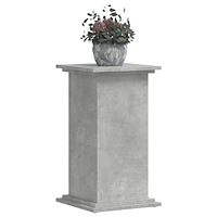 vidaXL Växtställ betonggrå 33x33x60 cm konstruerat trä