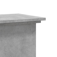 vidaXL Växtställ betonggrå 33x33x60 cm konstruerat trä