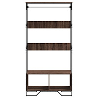 vidaXL Garderob brun ek 90x50x180 cm konstruerat trä
