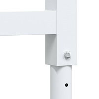 vidaXL Arbetsbänk 100x60x(73-99,5) cm massivt bokträ rektangulär