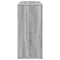 vidaXL Skänk grå sonoma 90,5x29,5x65 cm konstruerat trä