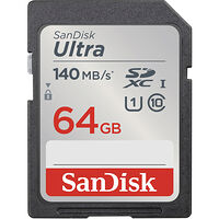 SANDISK SanDisk Ultra - flash-minneskort - 64 GB - SDHC UHS-I