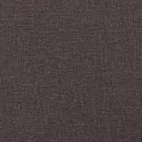 vidaXL Ramsäng med madrass mörkbrun 180x200 cm tyg