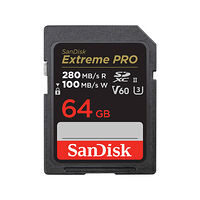 SANDISK SanDisk Extreme Pro - flash-minneskort - 64 GB - SDXC UHS-II