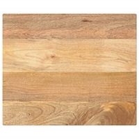 vidaXL Bordsskiva 60x50x2,5 cm rektangulär massivt mango-trä