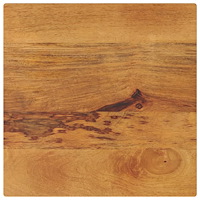 vidaXL Bordsskiva 60x60x2,5 cm fyrkantig massiv mango-trä