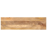 vidaXL Bordsskiva 110x40x2,5 cm rektangulär massivt mango-trä