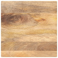 vidaXL Bordsskiva 50x50x3,8 cm fyrkantig massiv mango-trä