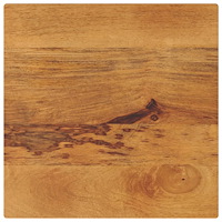 vidaXL Bordsskiva 50x50x2,5 cm fyrkantig massiv mango-trä