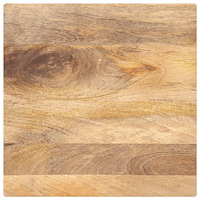 vidaXL Bordsskiva 60x60x3,8 cm fyrkantig massivt mango-trä