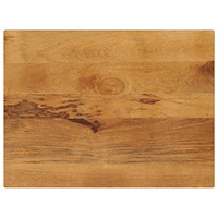 vidaXL Bordsskiva 80x60x2,5 cm rektangulär massivt mango-trä