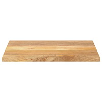 vidaXL Bordsskiva 80x60x2,5 cm rektangulär massivt mango-trä
