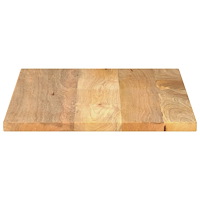 vidaXL Bordsskiva 80x60x2,5 cm rektangulär massivt mango-trä