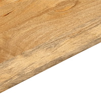vidaXL Bordsskiva 80x60x2,5 cm rektangulär massivt mango-trä