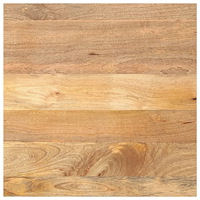 vidaXL Bordsskiva 80x80x3,8 cm fyrkantig massivt mango-trä