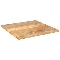 vidaXL Bordsskiva 80x80x3,8 cm fyrkantig massivt mango-trä