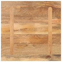 vidaXL Bordsskiva 80x80x3,8 cm fyrkantig massivt mango-trä