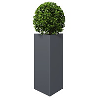 vidaXL Odlingslåda antracit triangulär 40x34,5x70 cm stål