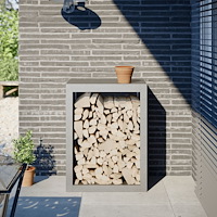 vidaXL Vedställ 60x40x80 cm rostfritt stål