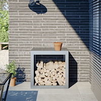 vidaXL Vedställ 60x40x60 cm galvaniserat stål