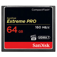 SANDISK Minneskort CF Extreme Pro 64GB 160MB/s UDMA7