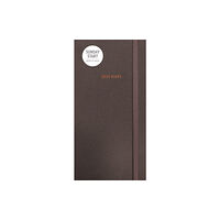 Carousel Calendars Sunday Start Charcoal Deluxe Slim Diary 2025 (häftad, eng)