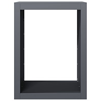 vidaXL Vedställ antracit 60x40x80 cm stål