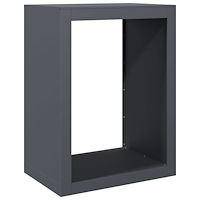 vidaXL Vedställ antracit 60x40x80 cm stål