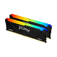 Kingston Technology Kingston FURY Beast RGB - DDR4 - sats - 32 GB: 2 x 16 GB - DIMM 288-pin - 3200 MHz / PC4-25600 - ej buffrad