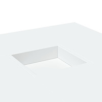 vidaXL Soffbord vit 80x80x40 cm konstruerat trä