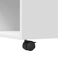 vidaXL Soffbord vit 80x80x40 cm konstruerat trä