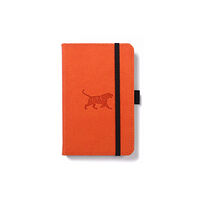 DINGBATS Dingbats A6 Pocket Wildlife Orange Tiger Notebook - Graphed