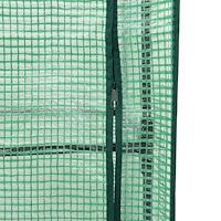 vidaXL Odlingslåda med växthusöverdrag rottinglook 160x40x138 cm