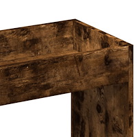 vidaXL Högskåp rökfärgad ek 92x33x140 cm konstruerat trä