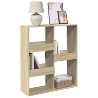 vidaXL Rumsavdelare sonoma-ek 100x33x115 cm konstruerat trä