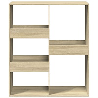 vidaXL Rumsavdelare sonoma-ek 100x33x115 cm konstruerat trä