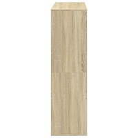 vidaXL Rumsavdelare sonoma-ek 100x33x115 cm konstruerat trä