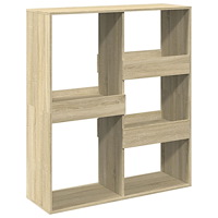 vidaXL Rumsavdelare sonoma-ek 100x33x115 cm konstruerat trä