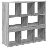 vidaXL Rumsavdelare grå sonoma 100x33x94,5 cm konstruerat trä